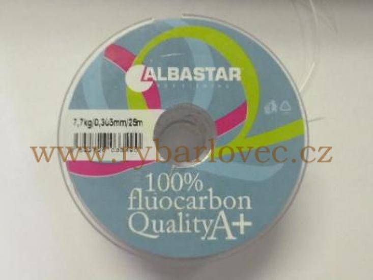 100% fluorocarbon albastar 25m/0,125mm/1,70kg